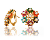 Zirconia Bloom Earring