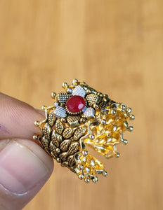 Antique Look Rajwadi Openable Ring