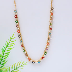 Blessed Bloom Necklace with Earrings