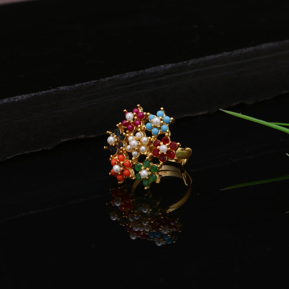 Zirconia Bloom Ring