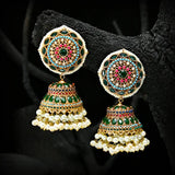 Royal Meenakari Jhumkas